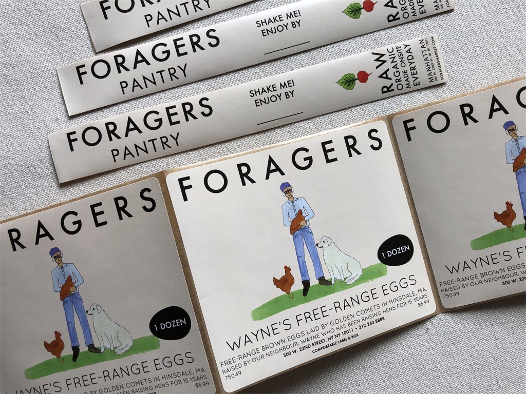 30% Recycled Economical Sticker Labels