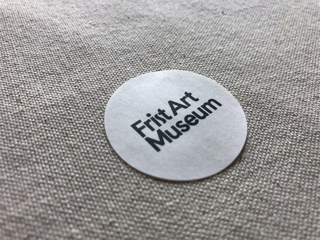 Water Soluble Dissolvable Museum Admission Sticker courtesy Frist Art Museum