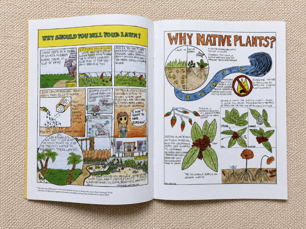 Recycled paper brochure printing