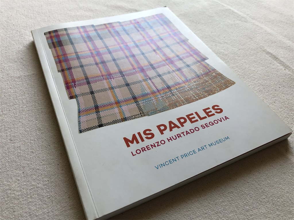 Artist's Exhibition Catalogue on Recycled Paper courtesy Lorenzo Hurtado Segovia
