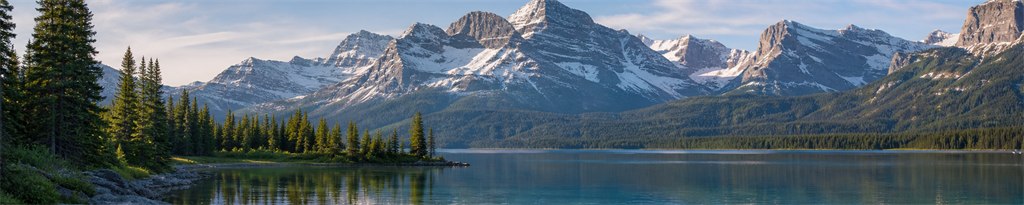 Montana mountain lake landscape