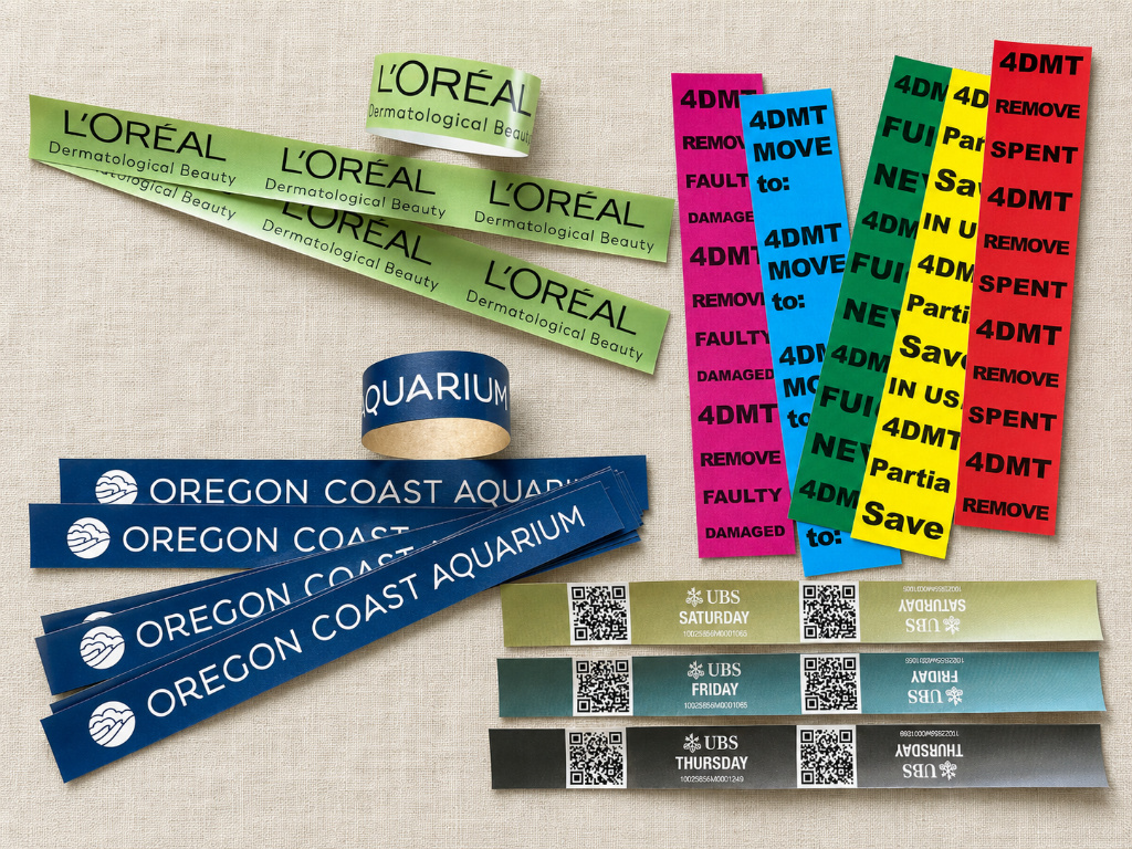 Compostable Wristbands for Fashion Industry courtesy L'oréal